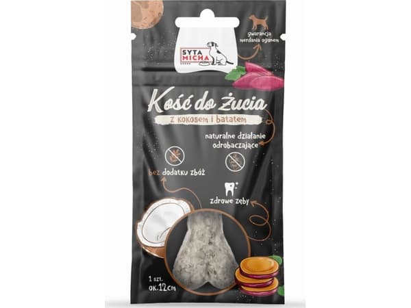 SYTA MICHA Coconut with sweet potato - hund tygge - 12 cm