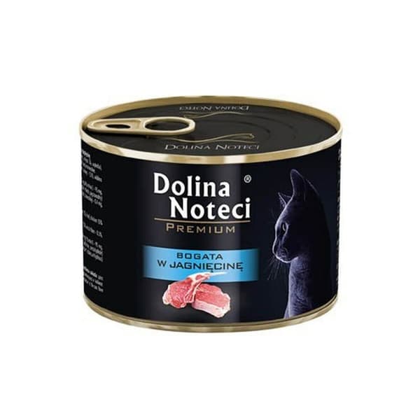 Kattmat Dolina Noteci Premium Kyckling Kalvkött Lamm Gris 185 g