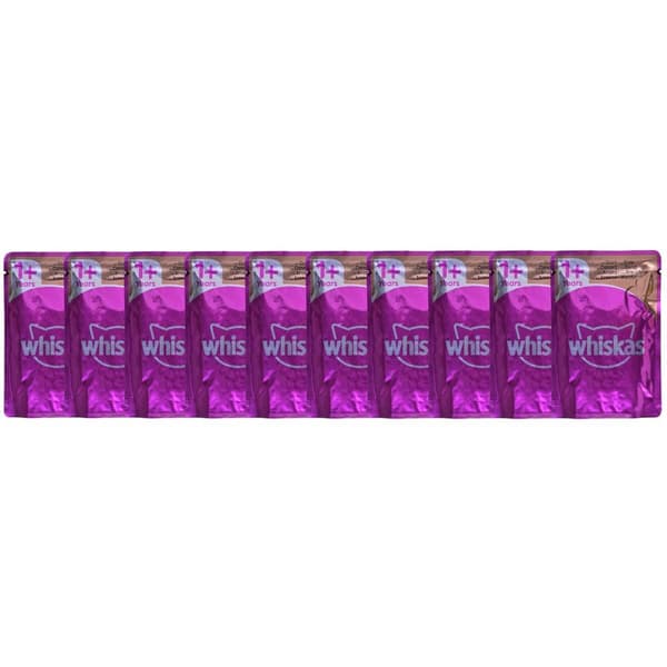Kattmat Whiskas Pure Delight Kyckling Kalkon Anka Fåglar 40 x 85 g
