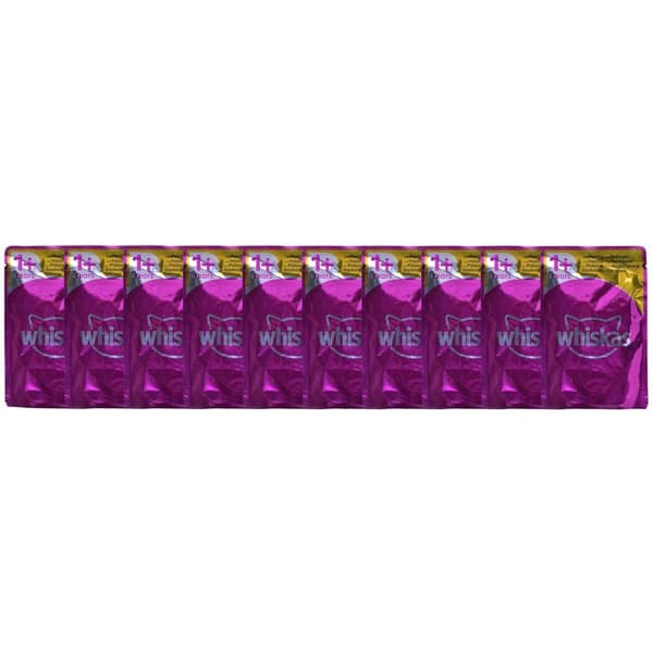 Kattmat Whiskas Pure Delight Kyckling Kalkon Anka Fåglar 40 x 85 g