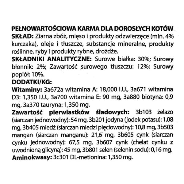 Kattmat Divinus Vuxen Kyckling 2 Kg