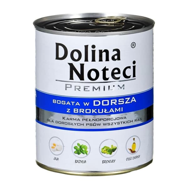 Våt mat Dolina Noteci Premium Torsk Broccoli 800 g
