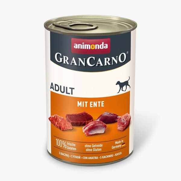Våt mat Animonda GranCarno Adult Anka Gris 400 g