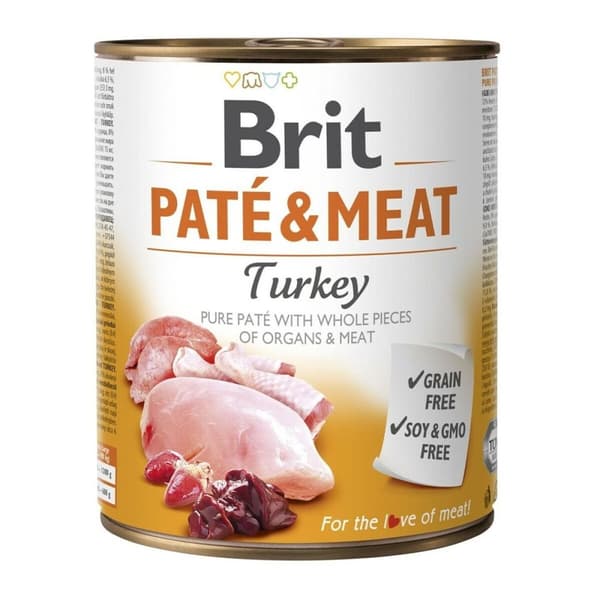 Våt mat Brit                                 Kyckling Kalkon 800 g