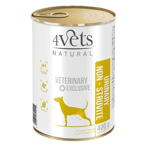 Våt mat 4VETS Natural Urinary No Struvit Kalkon 400 g Våt mat 4VETS Natural Urinary No Struvit Kalkon 400 g