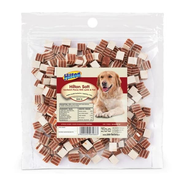 Hundgodis Hilton Lamm Torsk 500 g