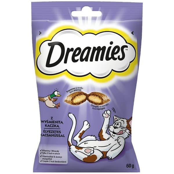 Snack for Cats Dreamies Godis Anka 60 L 60 g