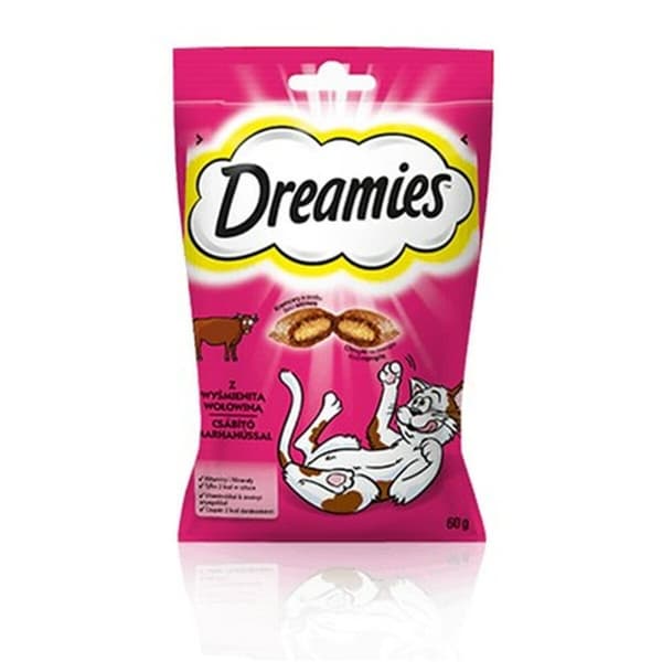 Snack for Cats Dreamies 60 g Oksekød
