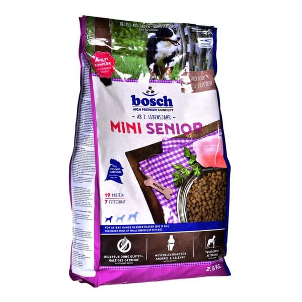 Foder BOSCH MINI SENIOR Ældre Kylling Fugle 2,5 kg