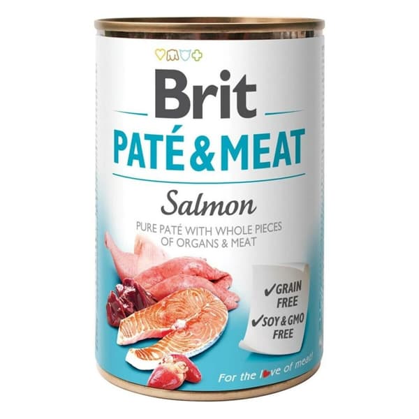 Våd mad Brit                                 Kylling Laksefarvet 400 g