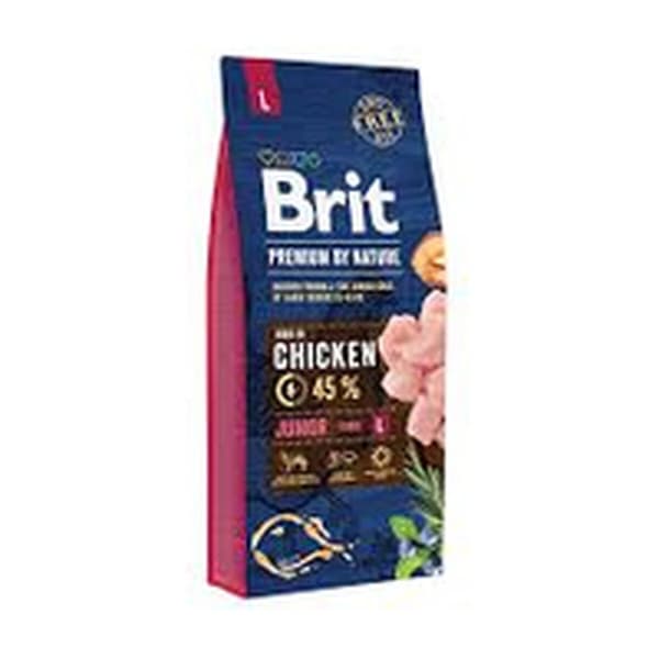 Foder Brit Premium Barn/Junior Kylling 15 kg