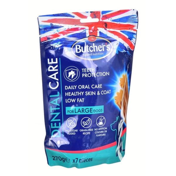 Koiran makupala Butcher's Dental Care Kana 270 ml 270 g