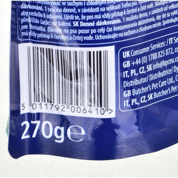 Koiran makupala Butcher's Dental Care Kana 270 ml 270 g