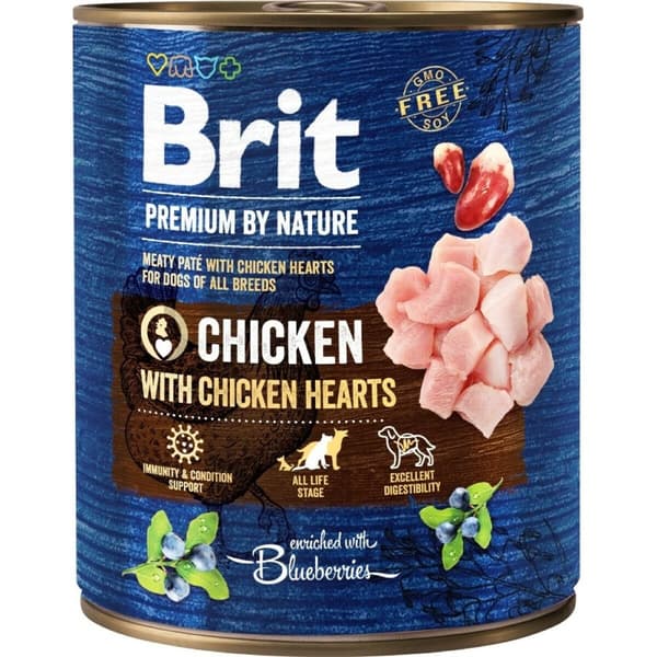 Kostea ruoka Brit Premium Kana 800 g