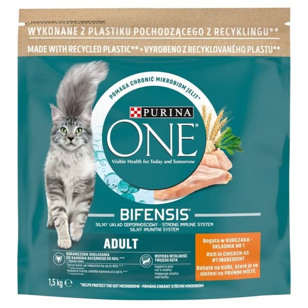 Kattmat Purina One Bifensis Adult Vuxen Kyckling 1,5 Kg