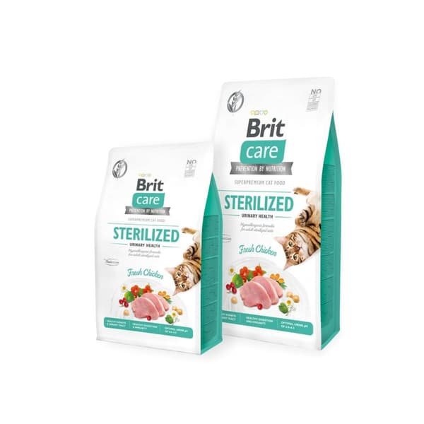 Kattmat Brit Care Grain Free Sterilized Urinary Health Vuxen Kyckling 7 kg