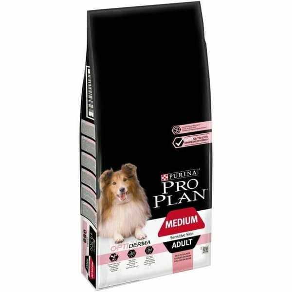 Foder Purina Medium Adult Sensitive Skin Vuxen Lax Fisk 14 Kg
