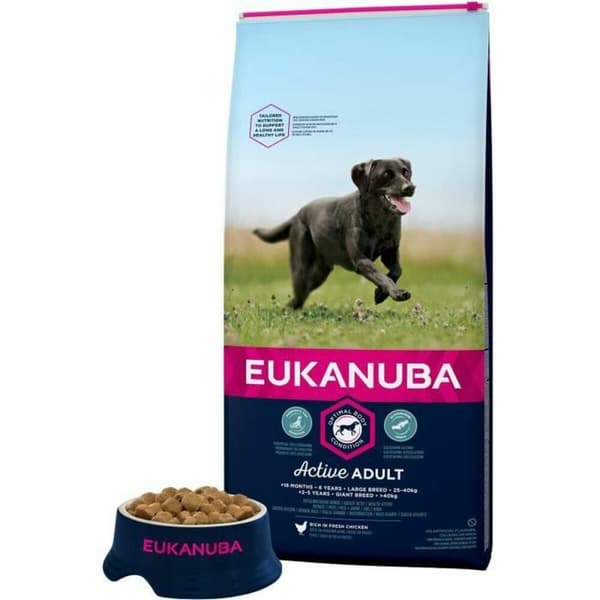 Foder Eukanuba Vuxen Kyckling 15 kg