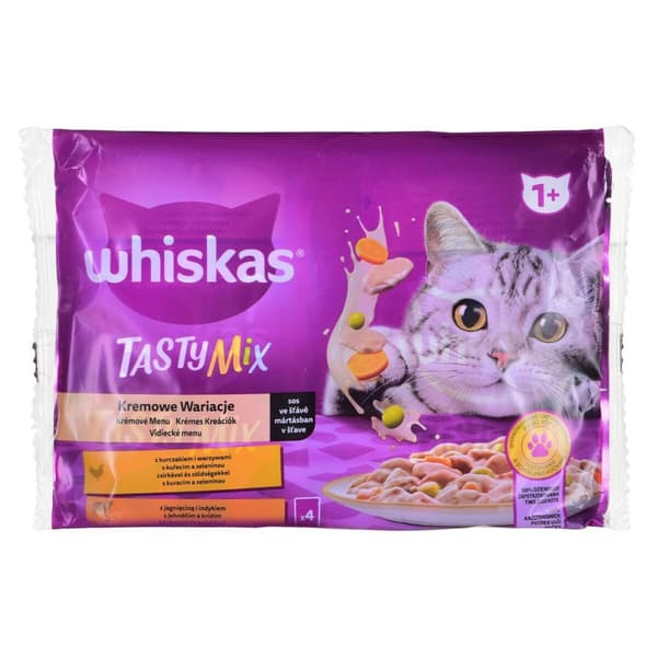 Kattmat Whiskas Tasty Mix Kyckling Kalkon Lamm Grönsak