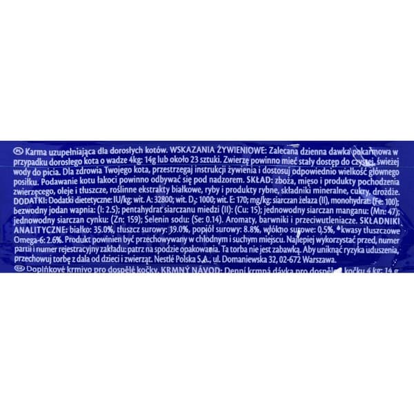 Kattmat Purina Play Tubes Fisk 50 g