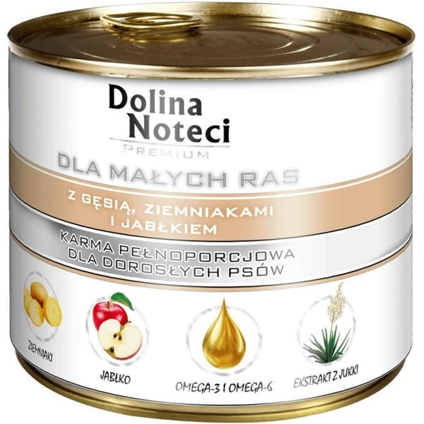 Våt mat Dolina Noteci Premium Äpple Potatis Gås 185 g