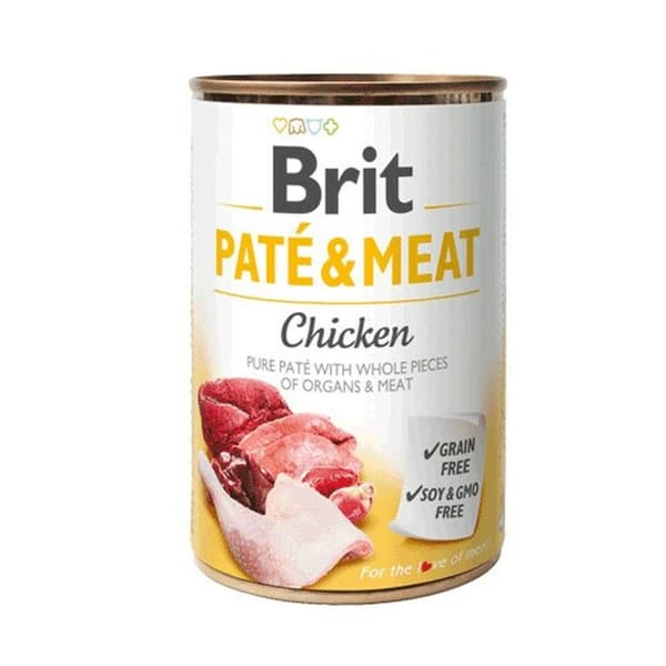 Våt mat Brit                                 Kyckling Kalvkött 400 g