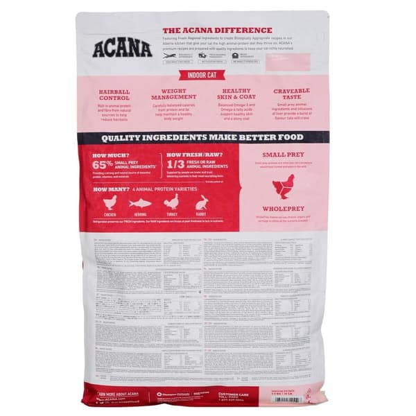 Kissanruoka Acana Indoor Entrée Aikuinen Kana Turkki Kala Kani 4,5 Kg
