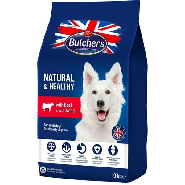 Rehu Butcher's Natural & Healthy Aikuinen Nauta 10 kg
