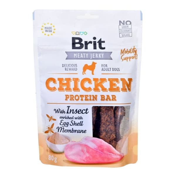 Koiran makupala Brit Jerky Snack Kana 80 g