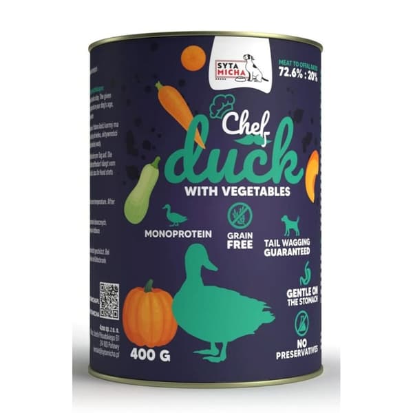 Våt mat SYTA MICHA Anka 400 g