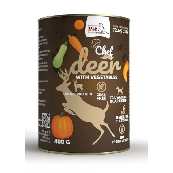Kostea ruoka SYTA MICHA Peura 400 g