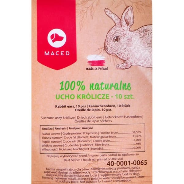 Hundgodis Maced Orejas 300 g