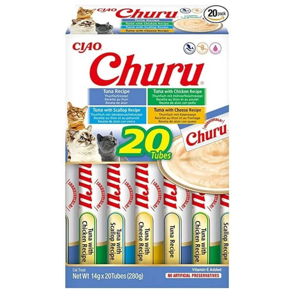Snack for Cats Inaba Churu Variety box Tuna Fisk