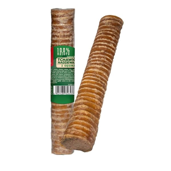 Tuggleksak för hundar Maced Trachea stuffed with goose Nötkött 150 g