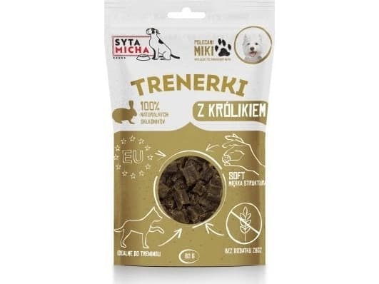 Saty Micha Trainki kanin - delikatesse for hunder - 80g