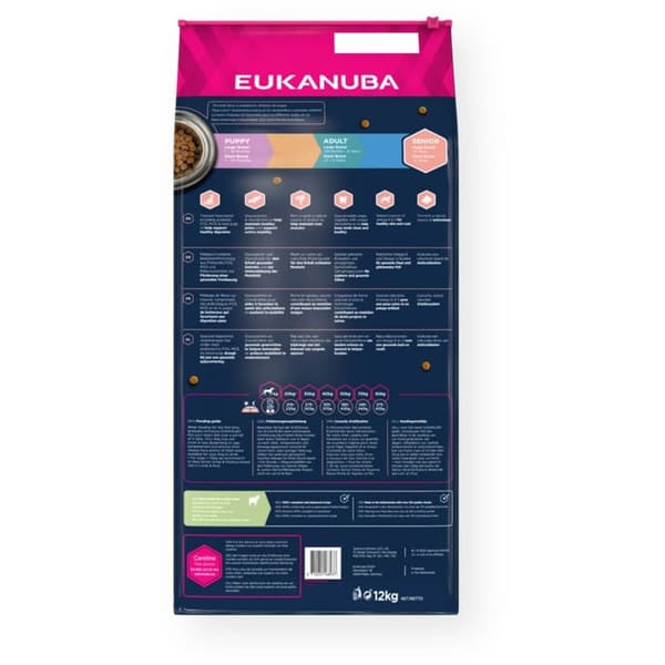 Foder Eukanuba Senior Large&Giant Lamb with rice Lamm 12 kg