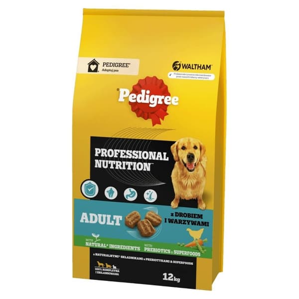 Foder Pedigree Professional Nutrition Adult Fåglar 12 kg