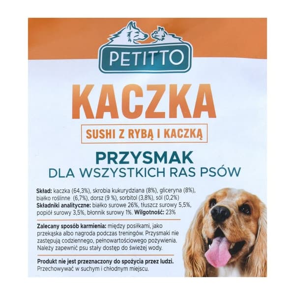 Foder Petitto Fisk Anka 500 g