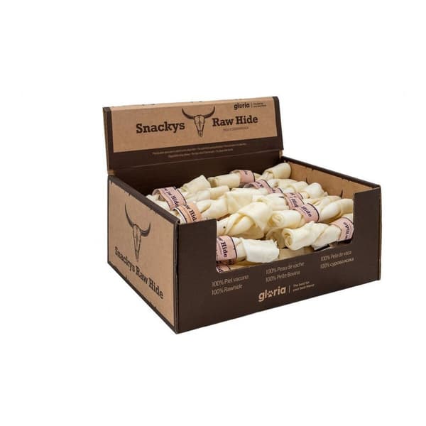 Hundgodis Twin Stick Gloria Snackys Rawhide 1,8 x 12,5 cm 45 antal
