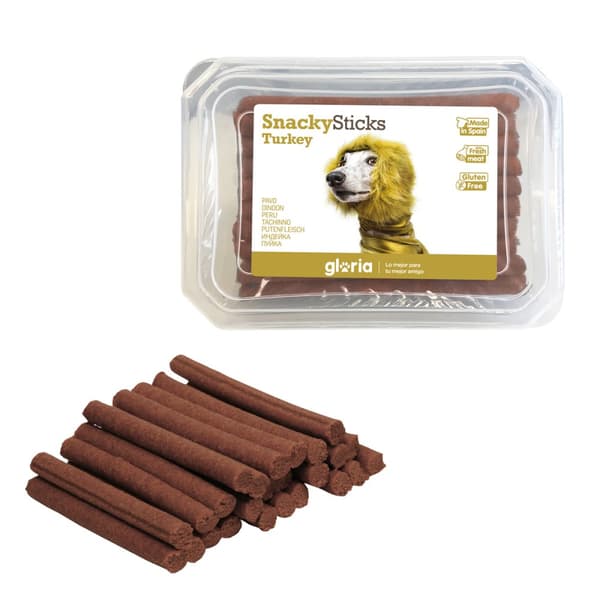 Hundgodis Gloria Snackys Sticks Kyckling Kalkon Små stänger (800 g)