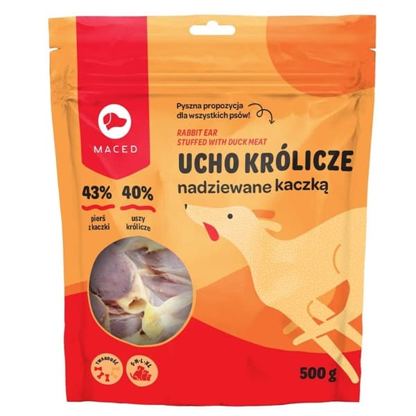 Hundgodis Maced Anka Kanin 500 g