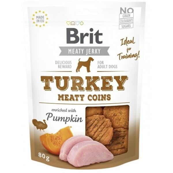 Hundgodis Brit Turkey Meaty coins Kalkon 200 g