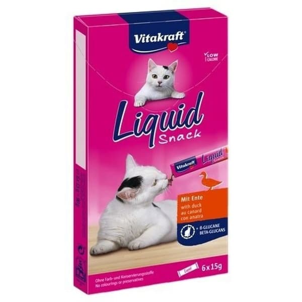 Snack for Cats Vitakraft Liquid Snack Duck Kyckling