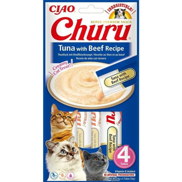 Snack for Cats Inaba Churu 4 x 14 g Tonnikala Nauta