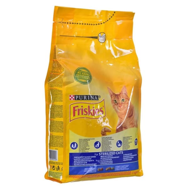 Kissanruoka Purina FRISKIES Sterilized Aikuinen 1,5 Kg