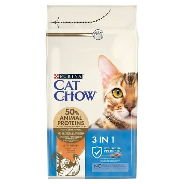 Kissanruoka Purina Cat Chow Aikuinen Turkki 1,5 Kg