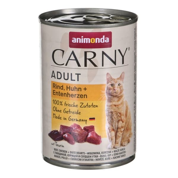 Kissanruoka Animonda                                 Kana Nauta Ankka 400 g
