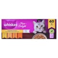 Pikkukuva 1 / 11: Kissanruoka Whiskas Pure Delight Kana Turkki Ankka Linnut 40 x 85 g
