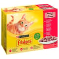 Pikkukuva 2 / 2: Kissanruoka Purina Friskies Mix Kana Nauta Karitsa Ankka 12 x 85 g