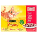 Pikkukuva 1 / 2: Kissanruoka Purina Friskies Mix Kana Nauta Karitsa Ankka 12 x 85 g
